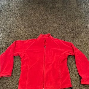 Red Columbia Benton fleece